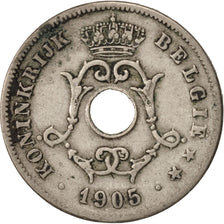 Coin, Belgium, 10 Centimes, 1905, VF(30-35), Copper-nickel, KM:53