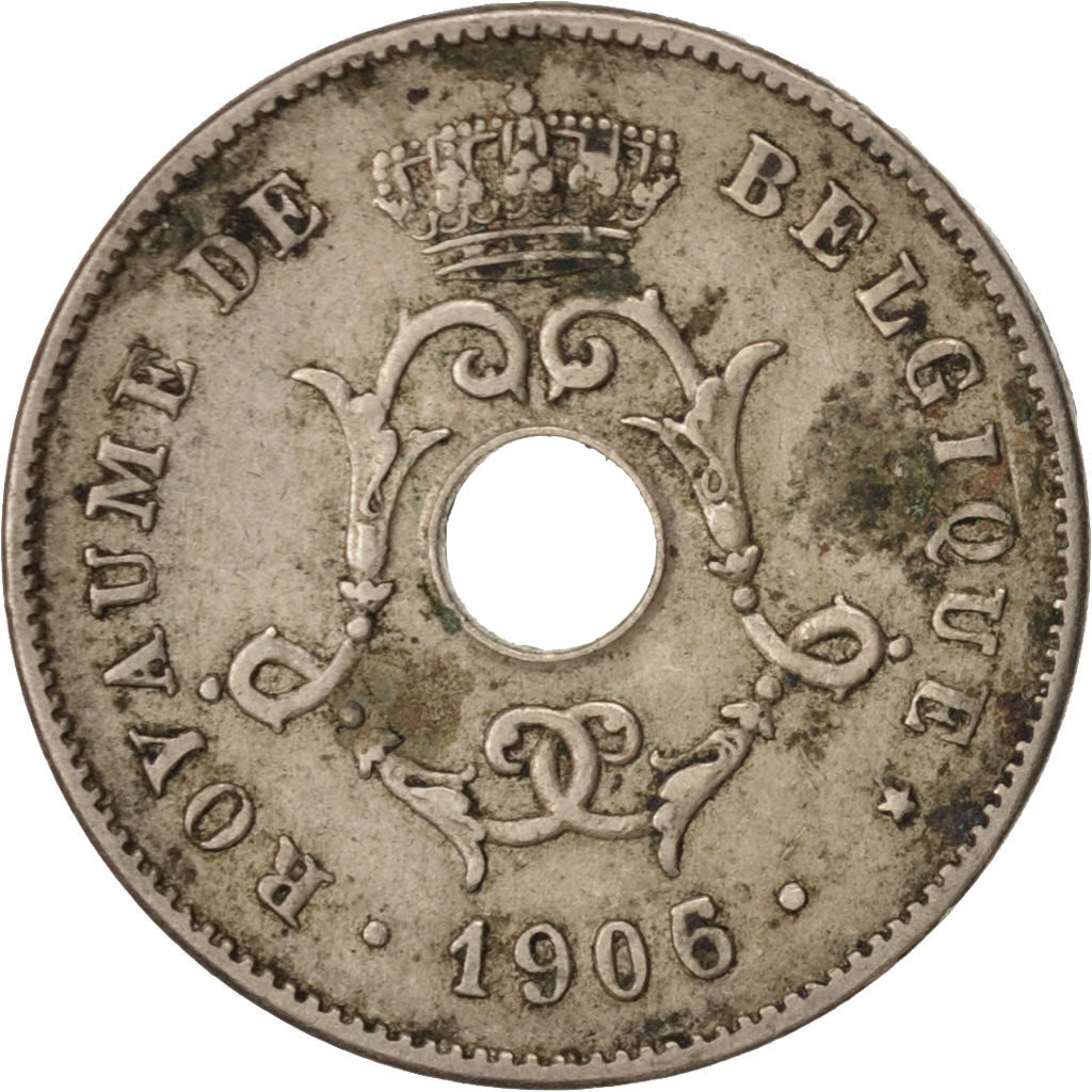 Coin, Belgium, 10 Centimes, 1906, VF(30-35), Copper-nickel, KM:52