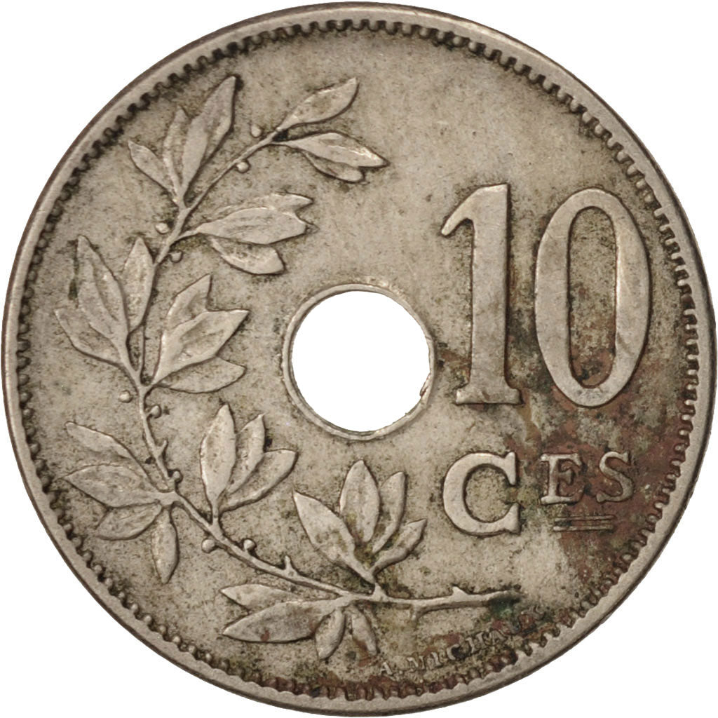 Coin, Belgium, 10 Centimes, 1906, VF(30-35), Copper-nickel, KM:52
