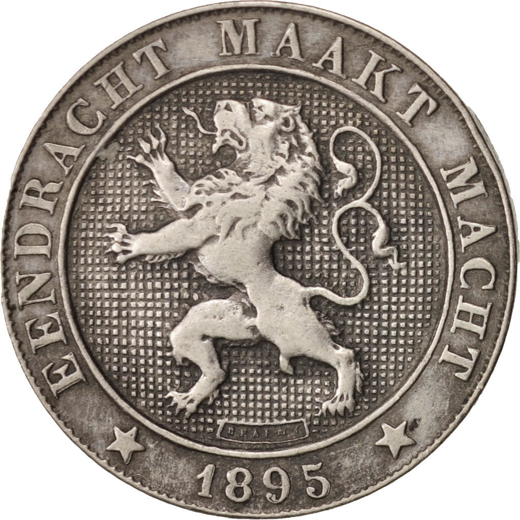 Belgium, Leopold II, 5 Centimes, 1895, EF(40-45), Copper-nickel, KM:41