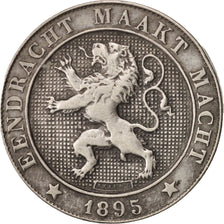 Belgium, Leopold II, 5 Centimes, 1895, EF(40-45), Copper-nickel, KM:41