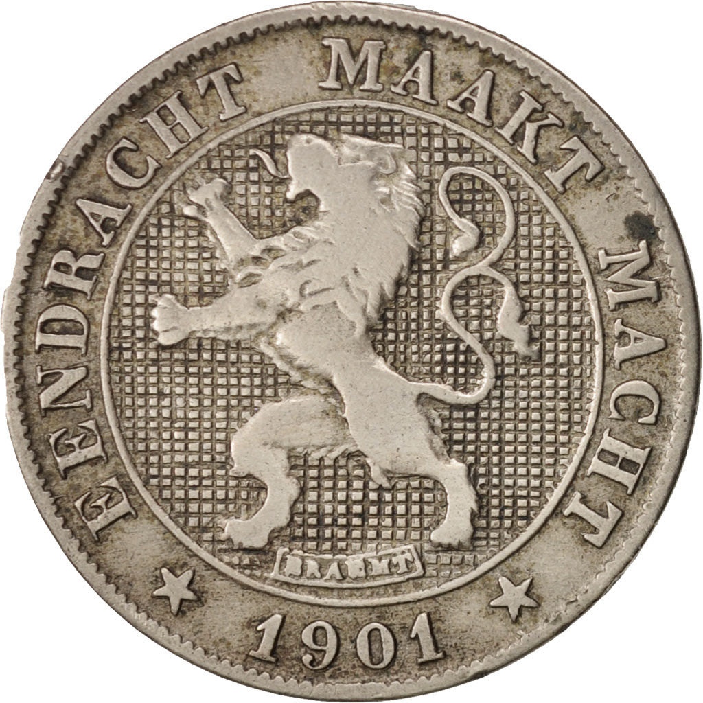 Belgium, 5 Centimes, 1901, VF(30-35), Copper-nickel, KM:45