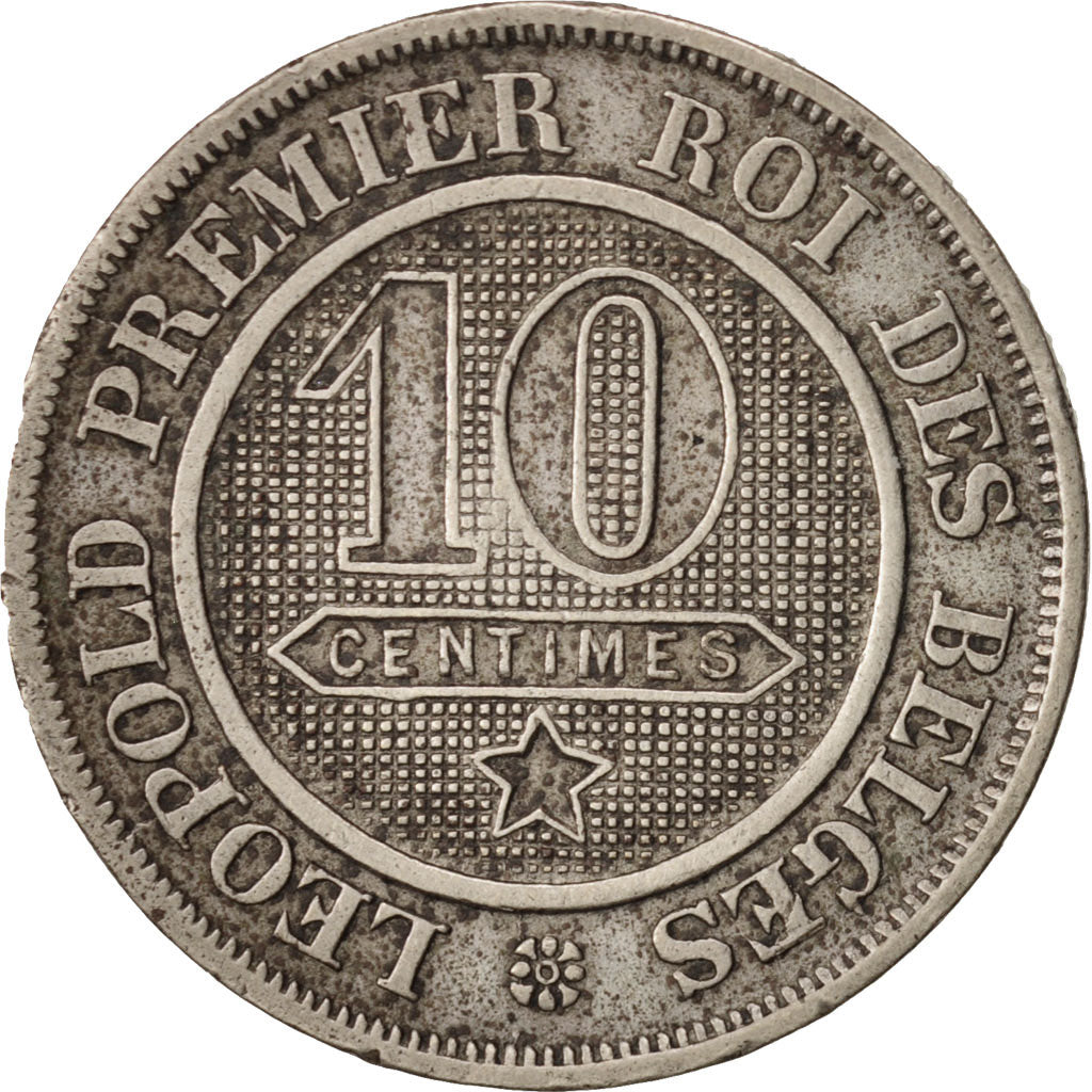 Belgium, Leopold I, 10 Centimes, 1862, EF(40-45), Copper-nickel, KM:22