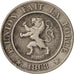 Bélgica, Leopold I, 10 Centimes, 1863, MBC, Cobre - níquel, KM:22