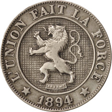 Coin, Belgium, Leopold II, 10 Centimes, 1894, EF(40-45), Copper-nickel, KM:42