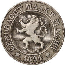 Belgium, Leopold II, 10 Centimes, 1894, VF(30-35), Copper-nickel, KM:43