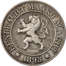 Belgium, Leopold II, 10 Centimes, 1895, EF(40-45), Copper-nickel, KM:43