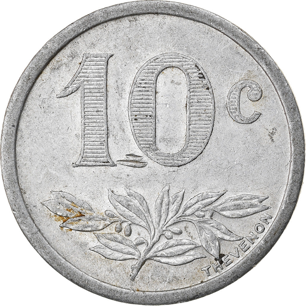 Coin, France, Chambres de Commerce, Charleville-Sedan, 10 Centimes, 1921