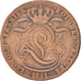 Belgium, Leopold I, 5 Centimes, 1851, VF(20-25), Copper, KM:5.1