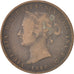 Jersey, Victoria, 1/13 Shilling, 1866, VF(20-25), Bronze, KM:5