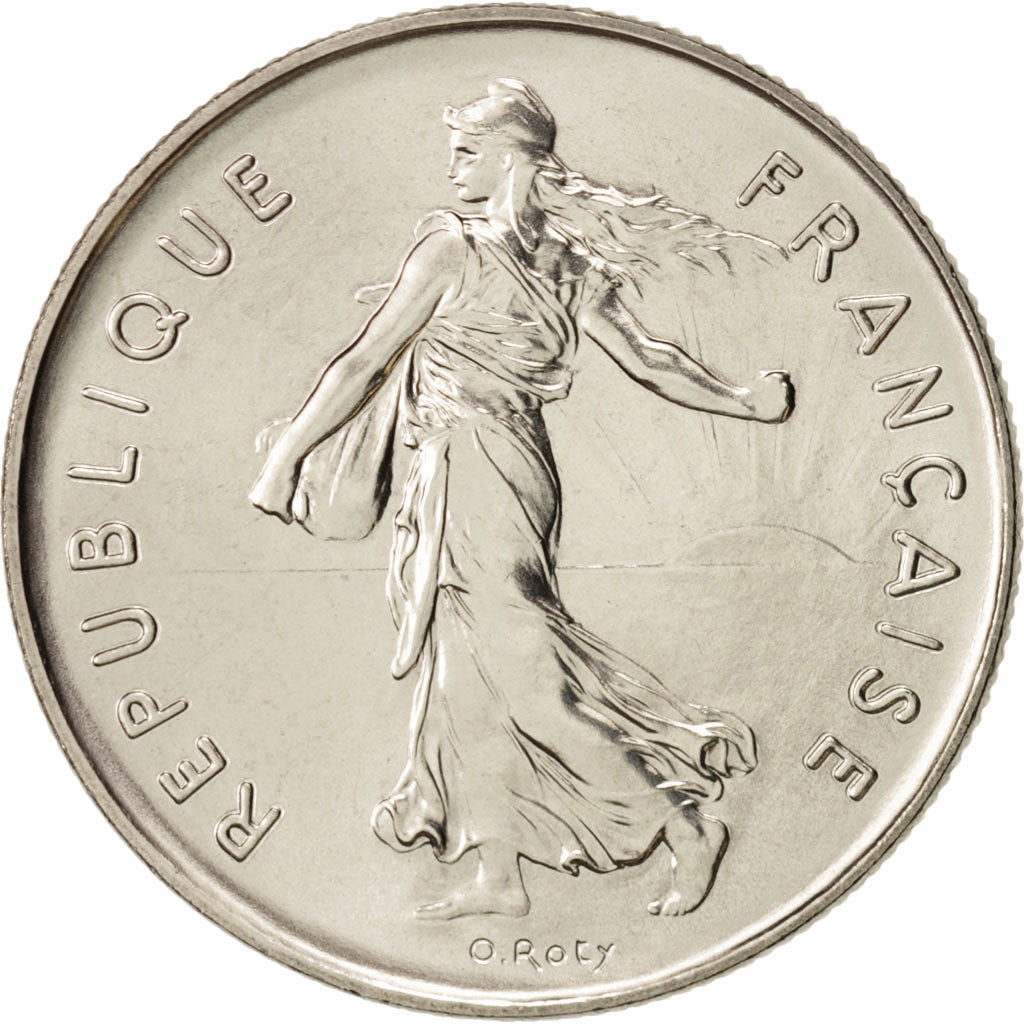 France, Semeuse, 5 Francs, 1987, Paris, MS(64), Nickel, KM:926a.1