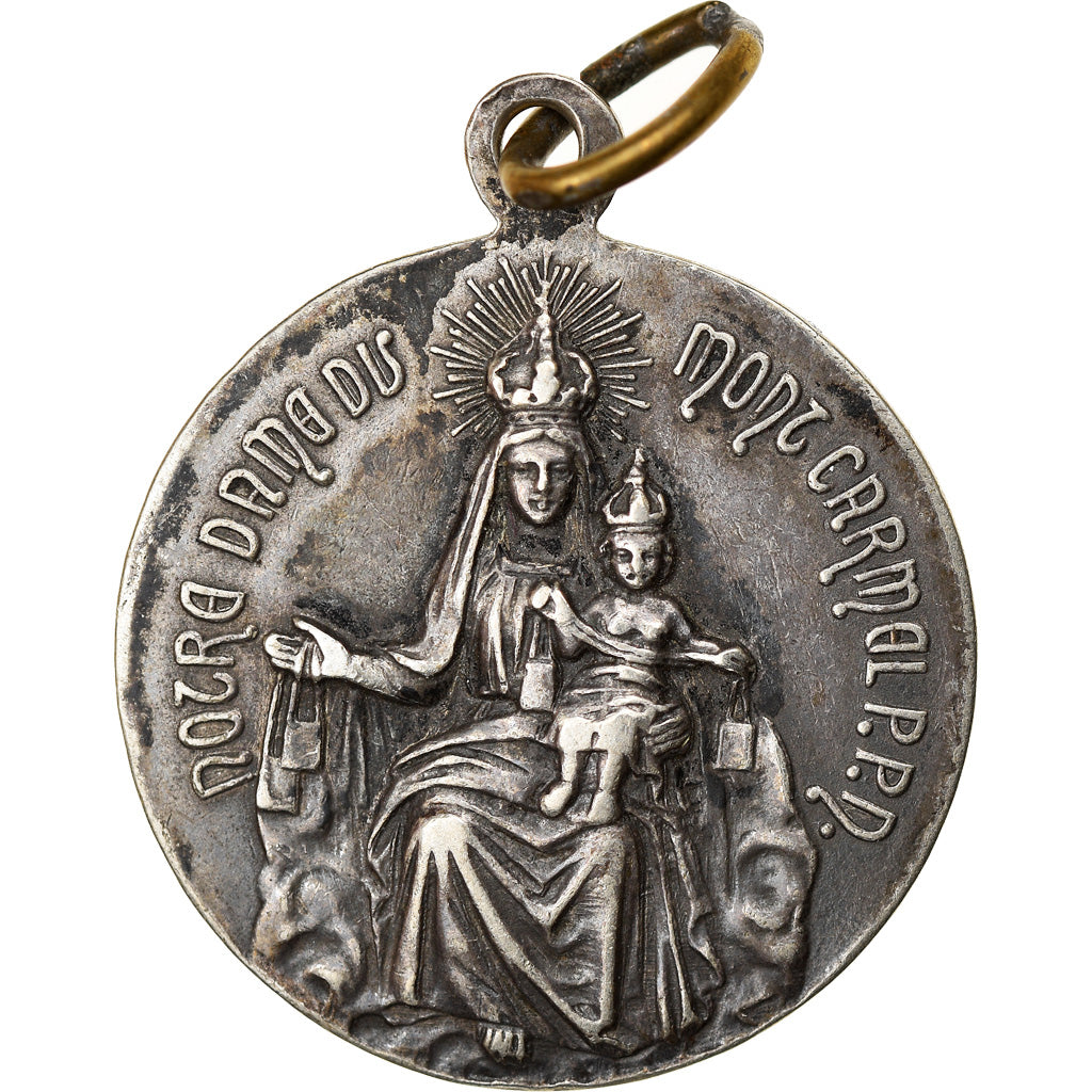 France, Medal, Sacré Coeur de Jésus, Religions & beliefs, AU(50-53), Silvered