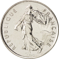 France, Semeuse, 5 Francs, 1997, Paris, MS(64), Nickel, KM:926a.1