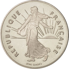 France, Semeuse, 5 Francs, 1995, Paris, AU(55-58), Nickel, Proof, KM:926a.2
