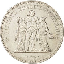 France, Hercule, 50 Francs, 1974, AU(55-58), Silver, KM:941.2, Gadoury:882a