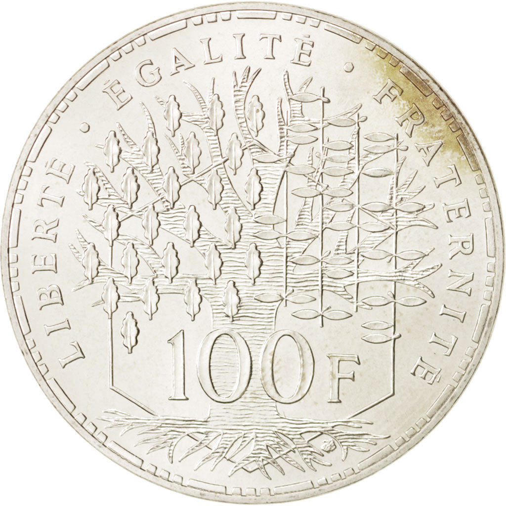 France, Panthéon, 100 Francs, 1983, Paris, MS(60-62), Silver, KM:951.1