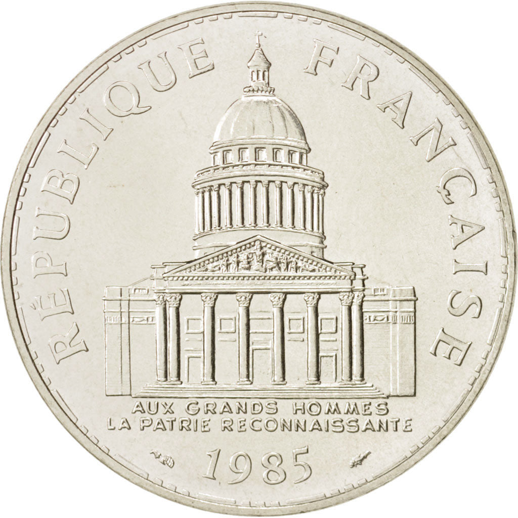 France, Panthéon, 100 Francs, 1985, Paris, MS(63), Silver, KM:951.1