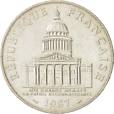 Frankreich, Panthéon, 100 Francs, 1987, Paris, VZ, Silber, KM:951.1