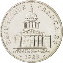 France, Panthéon, 100 Francs, 1989, Paris, AU(55-58), Silver, KM:951.1