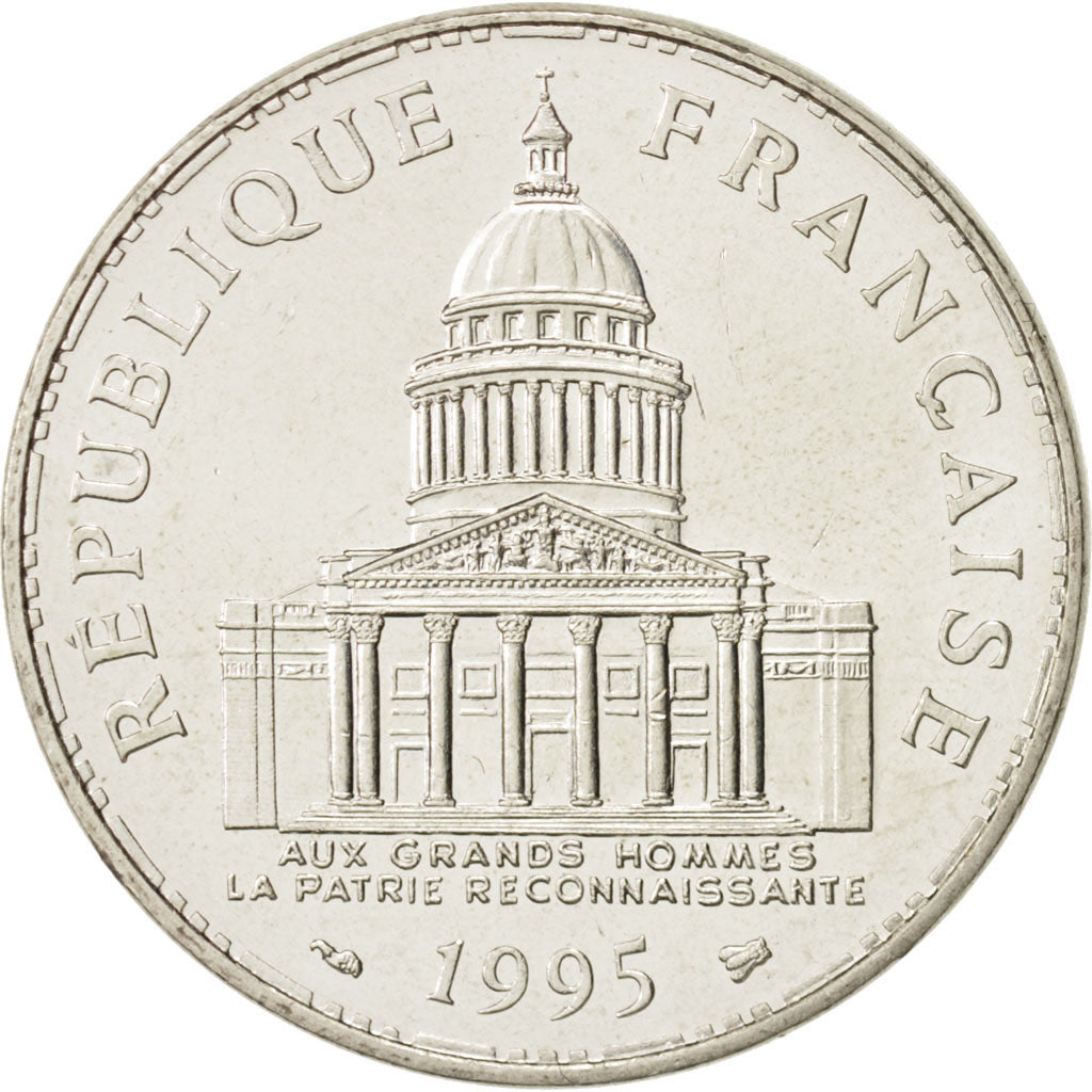France, Panthéon, 100 Francs, 1995, Paris, MS(60-62), Silver, KM:951.1