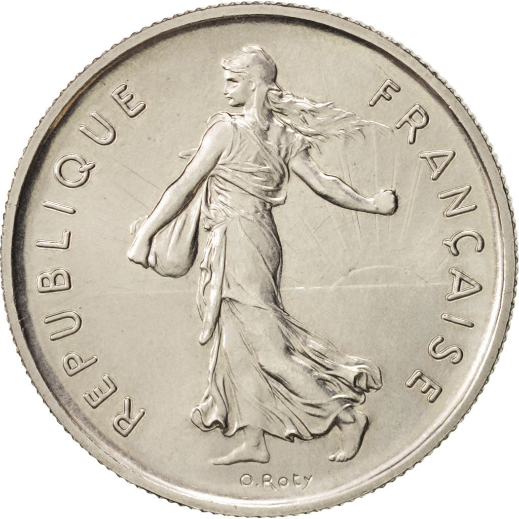 Munten, Frankrijk, Semeuse, 5 Francs, 1971, Paris, UNC, Nickel Clad