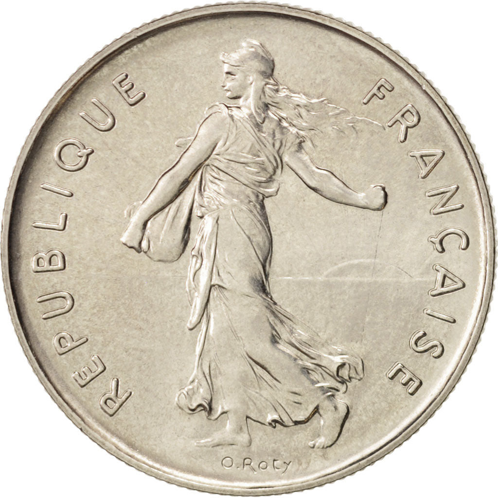 France, Semeuse, 5 Francs, 1980, Paris, MS(64), Nickel, KM:926a.1