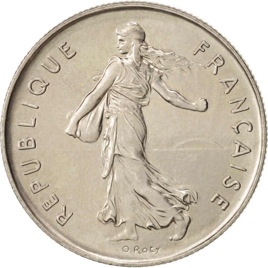 France, Semeuse, 5 Francs, 1981, Paris, MS(64), Nickel, KM:926a.1