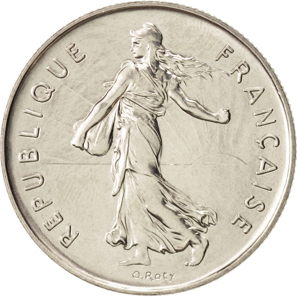 France, Semeuse, 5 Francs, 1986, Paris, MS(64), Nickel, KM:926a.1