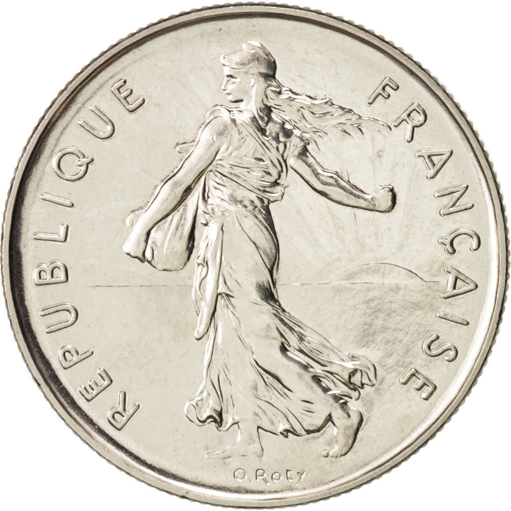 Francia, Semeuse, 5 Francs, 1989, Paris, SPL+, Nichel, KM:926a.1