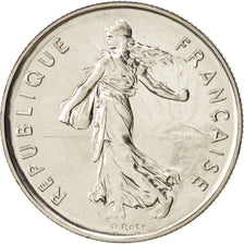 Francia, Semeuse, 5 Francs, 1989, Paris, SPL+, Nichel, KM:926a.1
