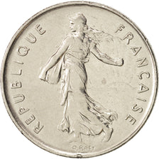 Frankreich, Semeuse, 5 Francs, 1991, Paris, SS, Nickel, KM:926a.1