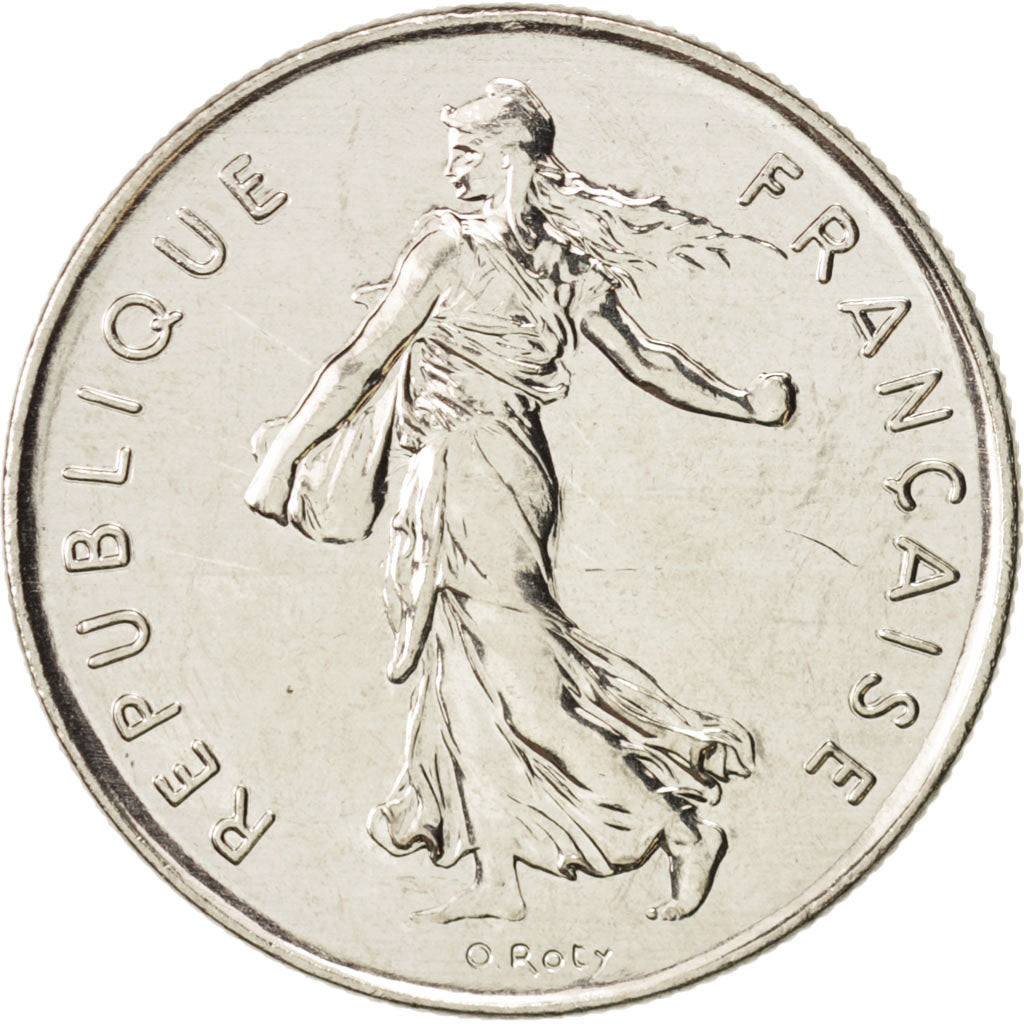 France, Semeuse, 5 Francs, 1999, Paris, MS(64), Nickel, KM:926a.1