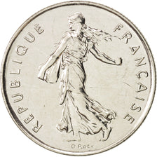 France, Semeuse, 5 Francs, 1999, Paris, MS(64), Nickel, KM:926a.1