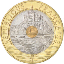 Monnaie, France, Mont Saint Michel, 20 Francs, 1997, Paris, SUP, Tri-Metallic