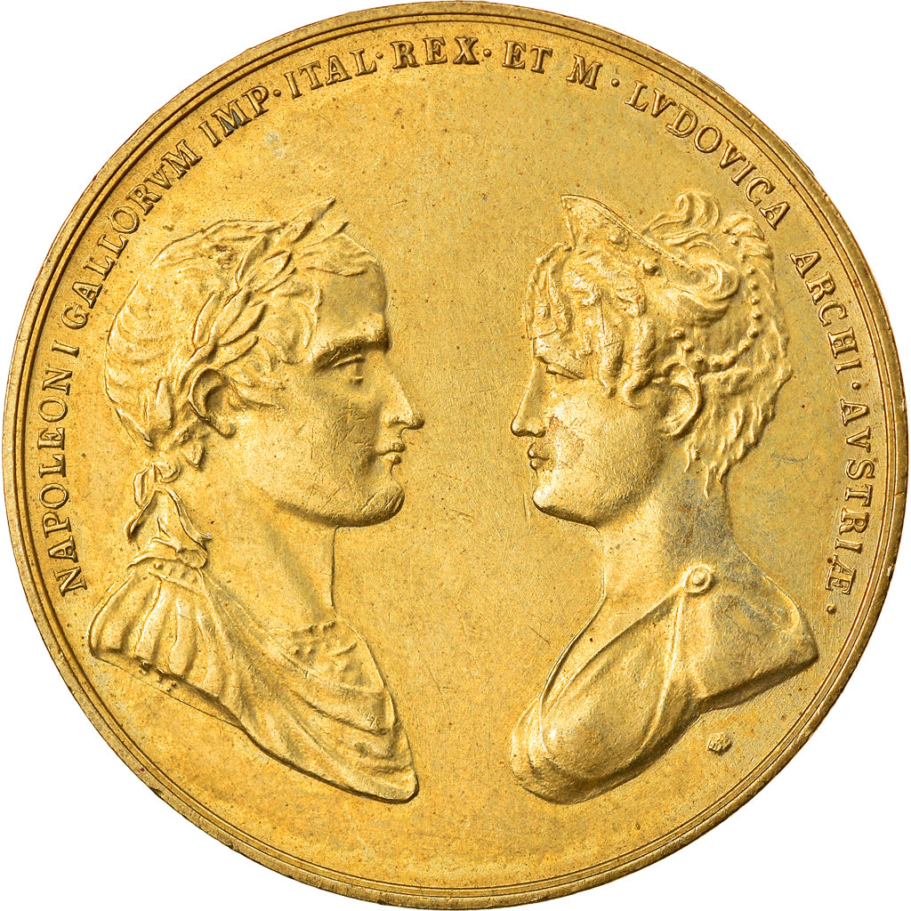 Francja, Medal, Napoléon Ier et Marie Louise, Historia, AU(55-58)