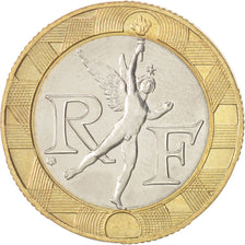 Munten, Frankrijk, Génie, 10 Francs, 1989, Paris, PR, Bi-Metallic, KM:964.1