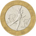 Moneta, Francia, Génie, 10 Francs, 1992, Paris, MB+, Bi-metallico, KM:964.1