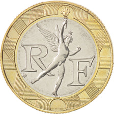 Frankreich, Génie, 10 Francs, 1998, Paris, UNZ, Aluminum-Bronze, KM:964.2