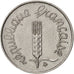 France, Épi, Centime, 1962, Paris, EF(40-45), Stainless Steel, KM:928