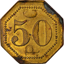 Moneda, Francia, Uncertain Mint, 50 Centimes, Denomination on both sides, BC+