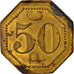 Moneda, Francia, Uncertain Mint, 50 Centimes, Denomination on both sides, BC+