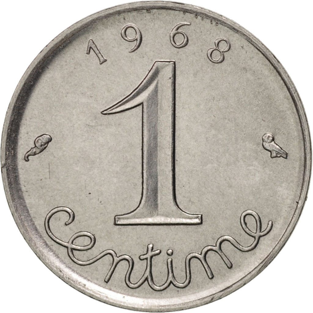 Moneta, Francia, Épi, Centime, 1968, Paris, SPL, Acciaio inossidabile, KM:928