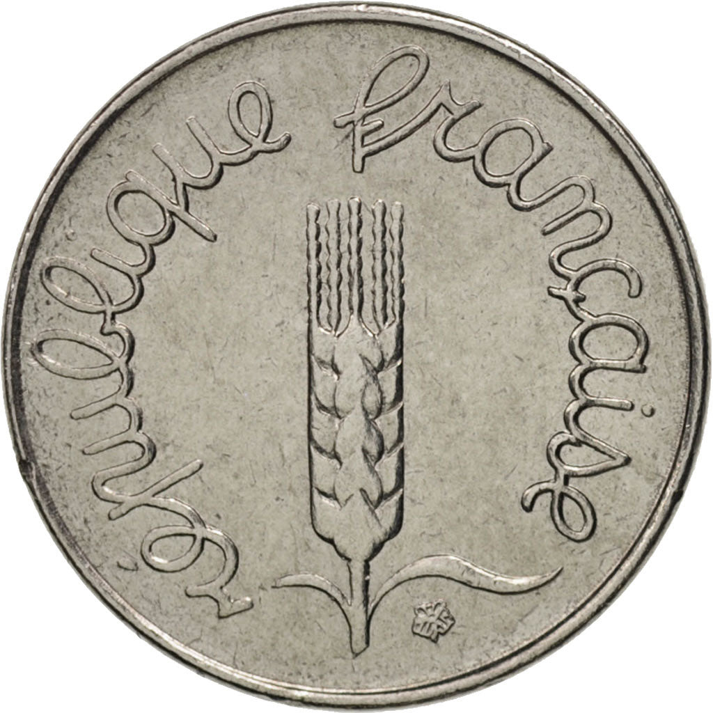 Coin, France, Épi, Centime, 1976, Paris, MS(63), Stainless Steel, KM:928