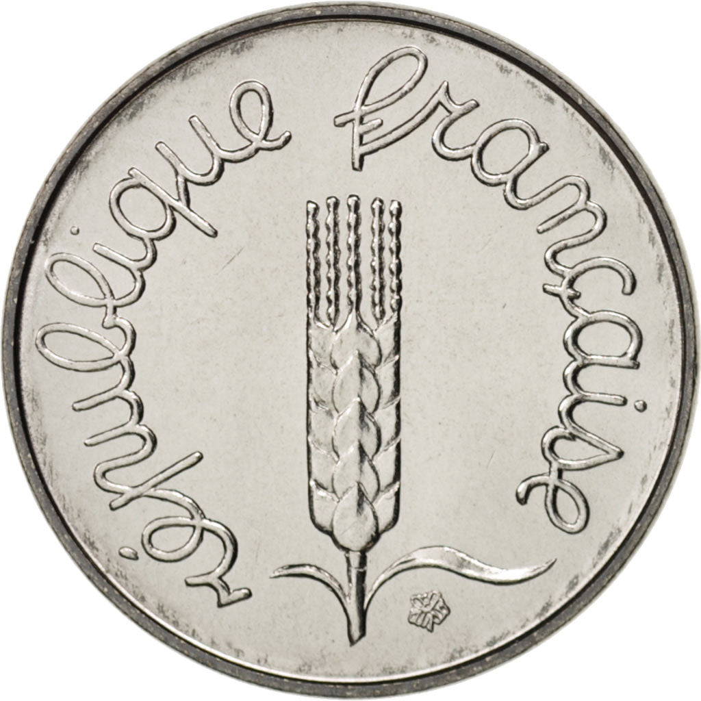 Coin, France, Épi, Centime, 1983, Paris, MS(63), Stainless Steel, KM:928