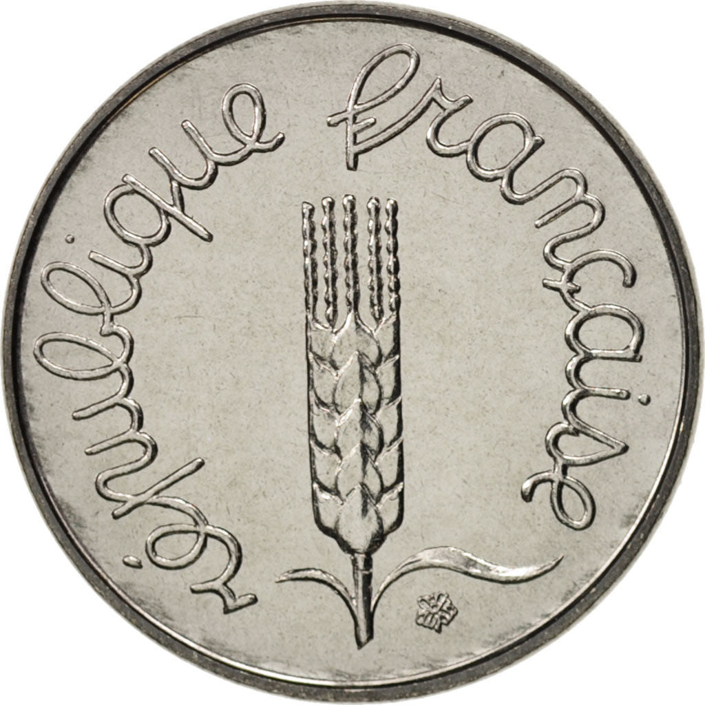 Francia, Épi, Centime, 1986, Paris, SC, Acero inoxidable, KM:928, Gadoury:91