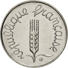 France, Épi, Centime, 1989, Paris, MS(60-62), Stainless Steel, KM:928