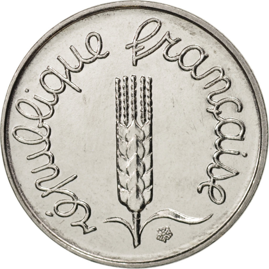 France, Épi, Centime, 1994, Paris, MS(63), Stainless Steel, KM:928, Gadoury:91