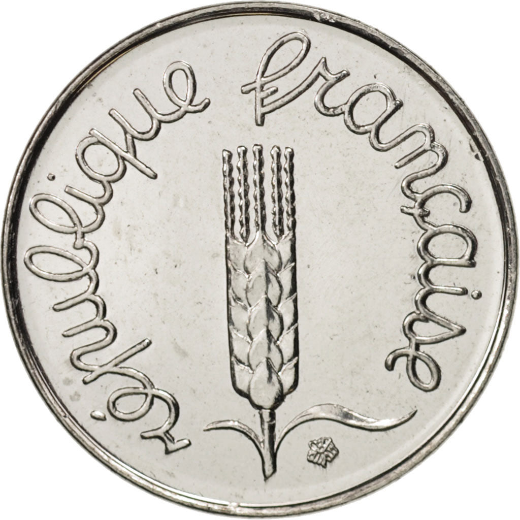 Coin, France, Épi, Centime, 1998, Paris, MS(63), Stainless Steel, KM:928