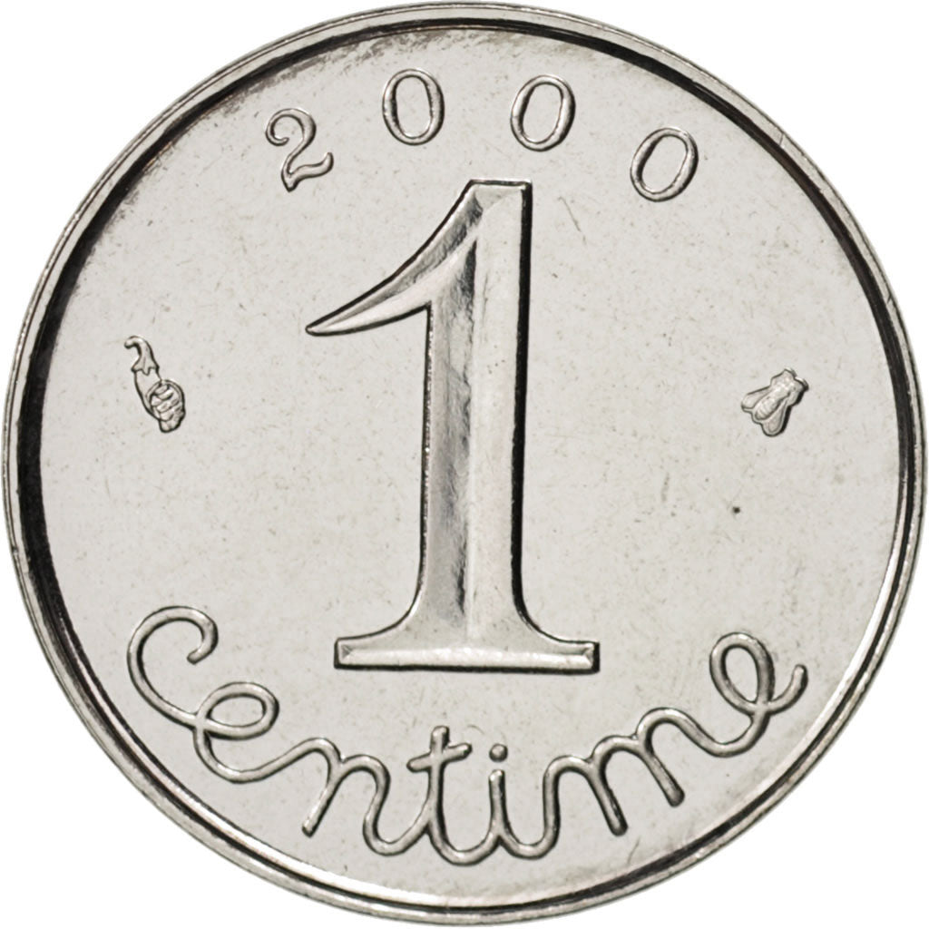 Francia, Épi, Centime, 2000, Paris, SPL, Acciaio inossidabile, KM:928, Gadou...