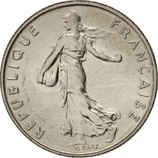 Coin, France, Semeuse, 1/2 Franc, 1974, Paris, MS(63), Nickel, KM:931.1